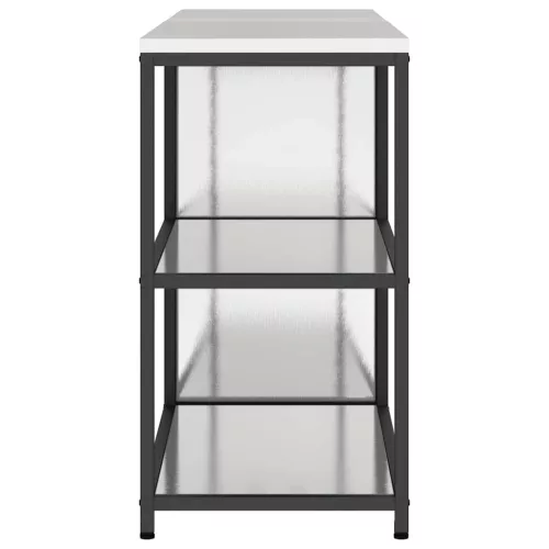 Konyhai Tároló Készlet polcokkal 2 pcs Ezüst 180 x 50 x 92 cm