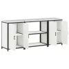 Konyhai Tároló Készlet polcokkal 3 pcs Fehér 210 x 50 x 92 cm