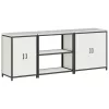 Konyhai Tároló Készlet polcokkal 3 pcs Fehér 240 x 50 x 92 cm
