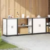 Konyhai Tároló Készlet polcokkal 3 pcs Fehér 240 x 50 x 92 cm