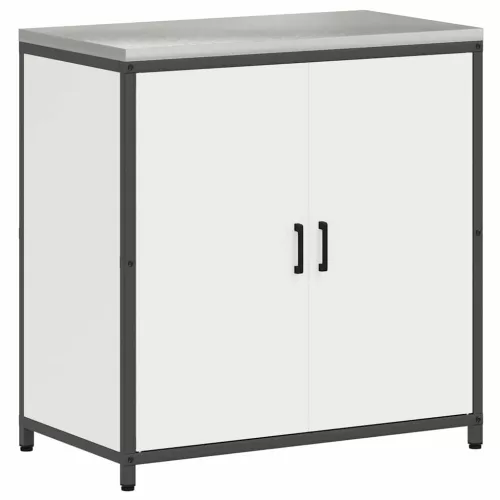 Konyhai Tároló Készlet polcokkal 3 pcs Fehér 240 x 50 x 92 cm