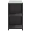Konyhai Tároló Készlet polcokkal 2 pcs Fekete 150 x 50 x 92 cm