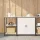Konyhai Tároló Készlet polcokkal 2 pcs Fehér 150 x 50 x 92 cm