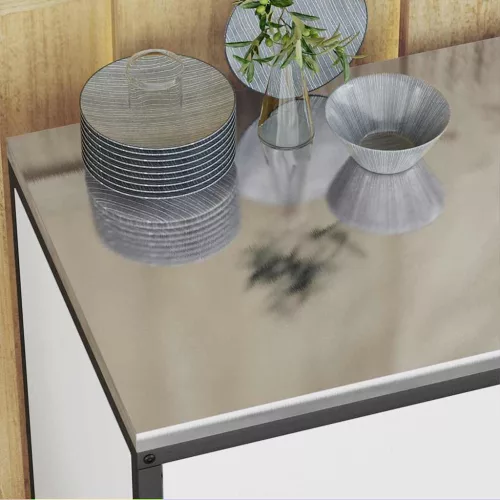 Konyhai Tároló Készlet polcokkal 2 pcs Fehér 150 x 50 x 92 cm