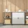 Konyhai Tároló Készlet polcokkal 2 pcs Ezüst 150 x 50 x 92 cm