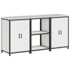 Konyhai Tároló Készlet polcokkal 3 pcs Fehér 180 x 50 x 92 cm