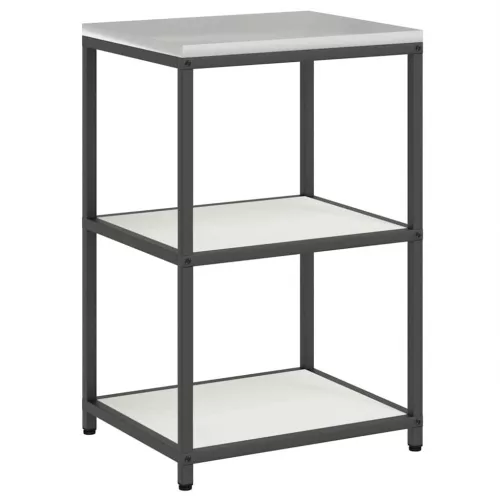 Konyhai Tároló Készlet polcokkal 3 pcs Fehér 180 x 50 x 92 cm