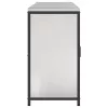 Konyhai Tároló Készlet polcokkal 3 pcs Ezüst 180 x 50 x 92 cm