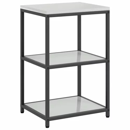 Konyhai Tároló Készlet polcokkal 3 pcs Ezüst 180 x 50 x 92 cm