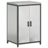 Konyhai Tároló Készlet polcokkal 3 pcs Ezüst 180 x 50 x 92 cm