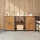 Konyhai Tároló Készlet polcokkal 3 pcs Rozsdás 180 x 50 x 92 cm