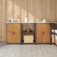 Konyhai Tároló Készlet polcokkal 3 pcs Rozsdás 180 x 50 x 92 cm