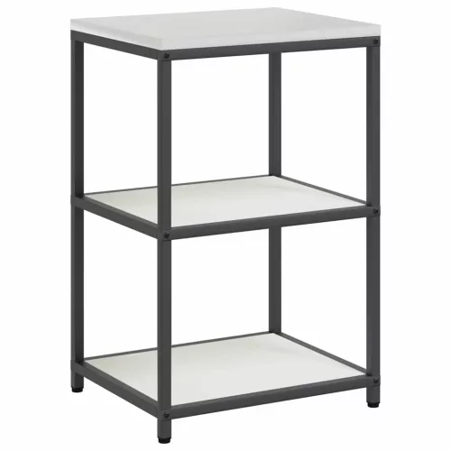 Konyhai Tároló Készlet polcokkal 3 pcs Fehér 210 x 50 x 92 cm