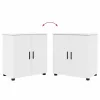 Fürdőszoba bútor szett 2 pcs Fehér 61 x 35 x 64 cm Faanyag
