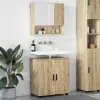 Fürdőszoba bútor szett 2 pcs sonoma tölgy 61 x 35 x 64 cm