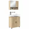 Fürdőszoba bútor szett 2 pcs sonoma tölgy 61 x 35 x 64 cm
