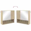 Fürdőszoba bútor szett 2 pcs sonoma tölgy 61 x 35 x 64 cm