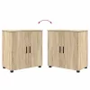 Fürdőszoba bútor szett 2 pcs sonoma tölgy 61 x 35 x 64 cm