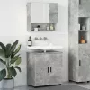 Fürdőszoba bútor szett 2 pcs Beton szürke 61 x 35 x 64 cm