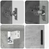 Fürdőszoba bútor szett 2 pcs Beton szürke 61 x 35 x 64 cm