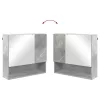 Fürdőszoba bútor szett 2 pcs Beton szürke 61 x 35 x 64 cm