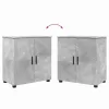 Fürdőszoba bútor szett 2 pcs Beton szürke 61 x 35 x 64 cm