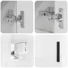 Fürdőszoba bútor szett 2 pcs Magasfényű fehér 61 x 35 x 64 cm