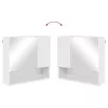 Fürdőszoba bútor szett 2 pcs Magasfényű fehér 61 x 35 x 64 cm