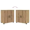 Fürdőszoba bútor szett 2 pcs kézműves tölgy 61 x 35 x 64 cm