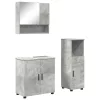 Fürdőszoba bútor szett 3 pcs Beton szürke 61 x 35 x 64 cm