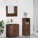 Fürdőszoba bútor szett 3 pcs barna tölgy 61 x 35 x 64 cm