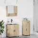 Fürdőszoba bútor szett 3 pcs sonoma tölgy 61 x 35 x 64 cm