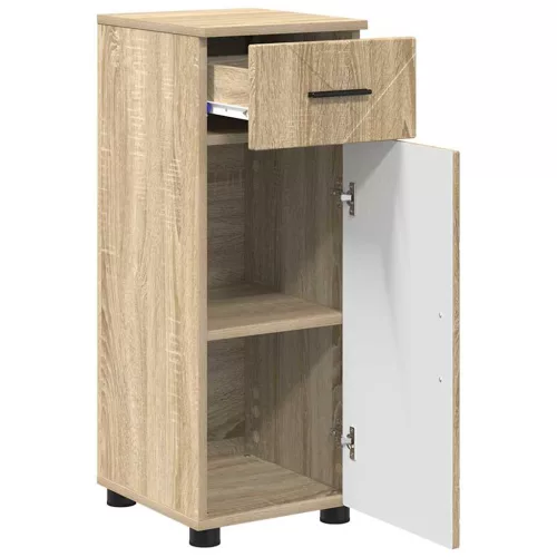 Fürdőszoba bútor szett 3 pcs sonoma tölgy 61 x 35 x 64 cm