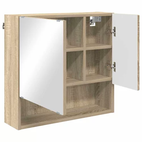 Fürdőszoba bútor szett 3 pcs sonoma tölgy 61 x 35 x 64 cm