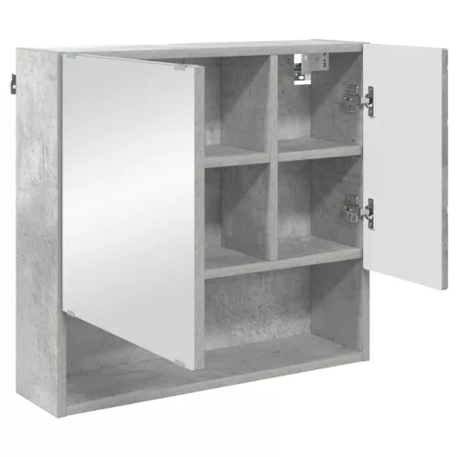 Fürdőszoba bútor szett 3 pcs Beton szürke 61 x 35 x 64 cm