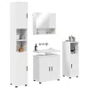 Fürdőszoba bútor szett 4 pcs Fehér 61 x 35 x 64 cm Faanyag