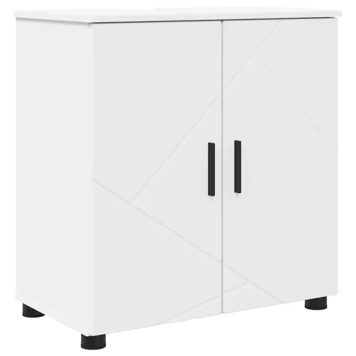 Fürdőszoba bútor szett 4 pcs Fehér 61 x 35 x 64 cm Faanyag