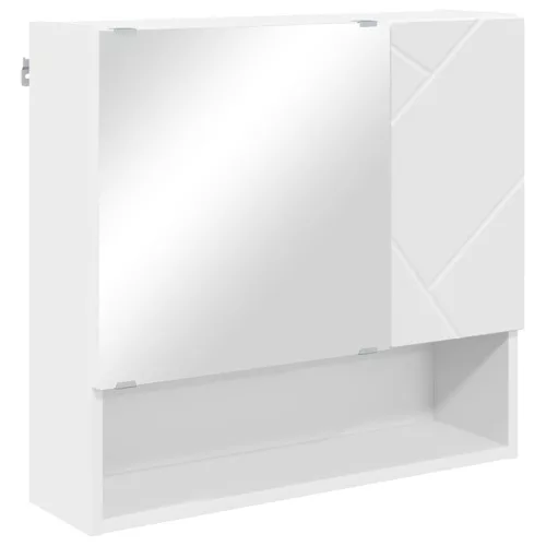 Fürdőszoba bútor szett 4 pcs Fehér 61 x 35 x 64 cm Faanyag