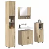 Fürdőszoba bútor szett 4 pcs sonoma tölgy 61 x 35 x 64 cm