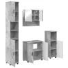 Fürdőszoba bútor szett 4 pcs Beton szürke 61 x 35 x 64 cm