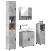 Fürdőszoba bútor szett 4 pcs Beton szürke 61 x 35 x 64 cm
