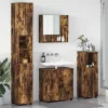 Fürdőszoba bútor szett 4 pcs Füstölt tölgy 61 x 35 x 64 cm