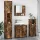 Fürdőszoba bútor szett 4 pcs Füstölt tölgy 61 x 35 x 64 cm