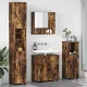 Fürdőszoba bútor szett 4 pcs Füstölt tölgy 61 x 35 x 64 cm