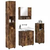 Fürdőszoba bútor szett 4 pcs Füstölt tölgy 61 x 35 x 64 cm