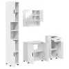 Fürdőszoba bútor szett 4 pcs Fehér 61 x 35 x 64 cm Faanyag