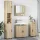 Fürdőszoba bútor szett 4 pcs sonoma tölgy 61 x 35 x 64 cm