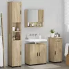 Fürdőszoba bútor szett 4 pcs sonoma tölgy 61 x 35 x 64 cm