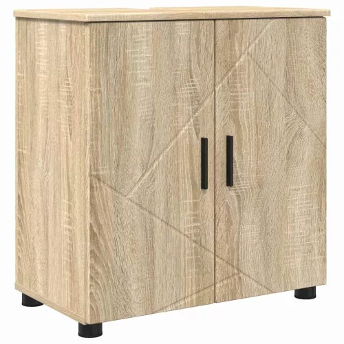 Fürdőszoba bútor szett 4 pcs sonoma tölgy 61 x 35 x 64 cm