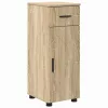 Fürdőszoba bútor szett 4 pcs sonoma tölgy 61 x 35 x 64 cm